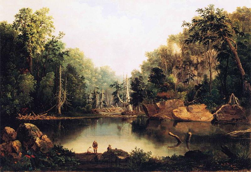 Robert S.Duncanson Little Miami River Spain oil painting art